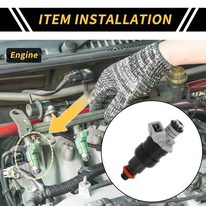 Fuel Injector for Dodge Ram 1500 1996-1999 1 x Hole Black Injector