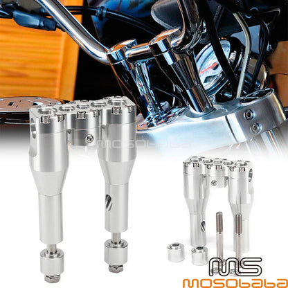 1'' Club Style Handlebars & 6'' 7'' Risers for Harley Dyna Low Rider Softail