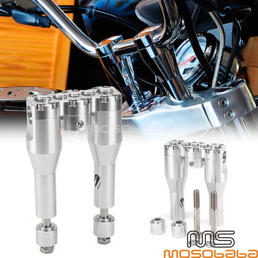 1'' Club Style Handlebars & 6'' 7'' Risers for Harley Dyna Low Rider Softail