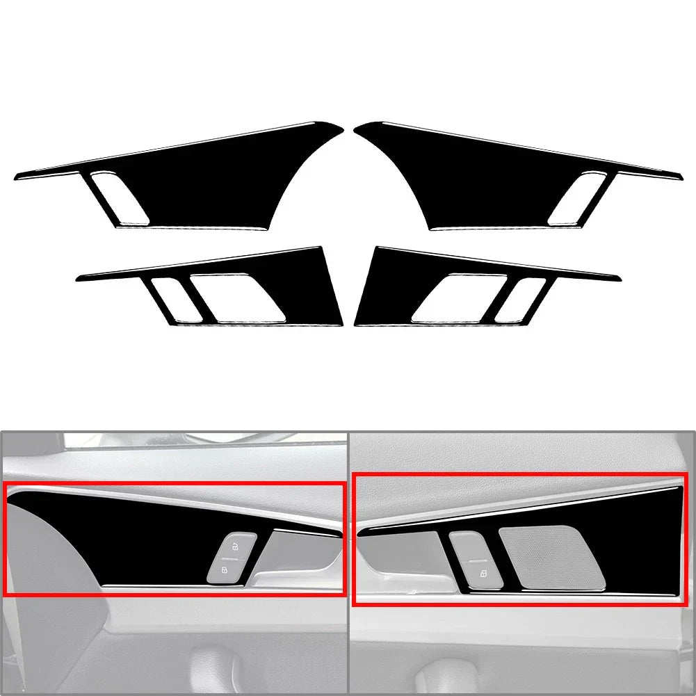 Interior Door Handle Panel Cover Trim for Audi A4 A5 S4 RS4 (2016-2023)