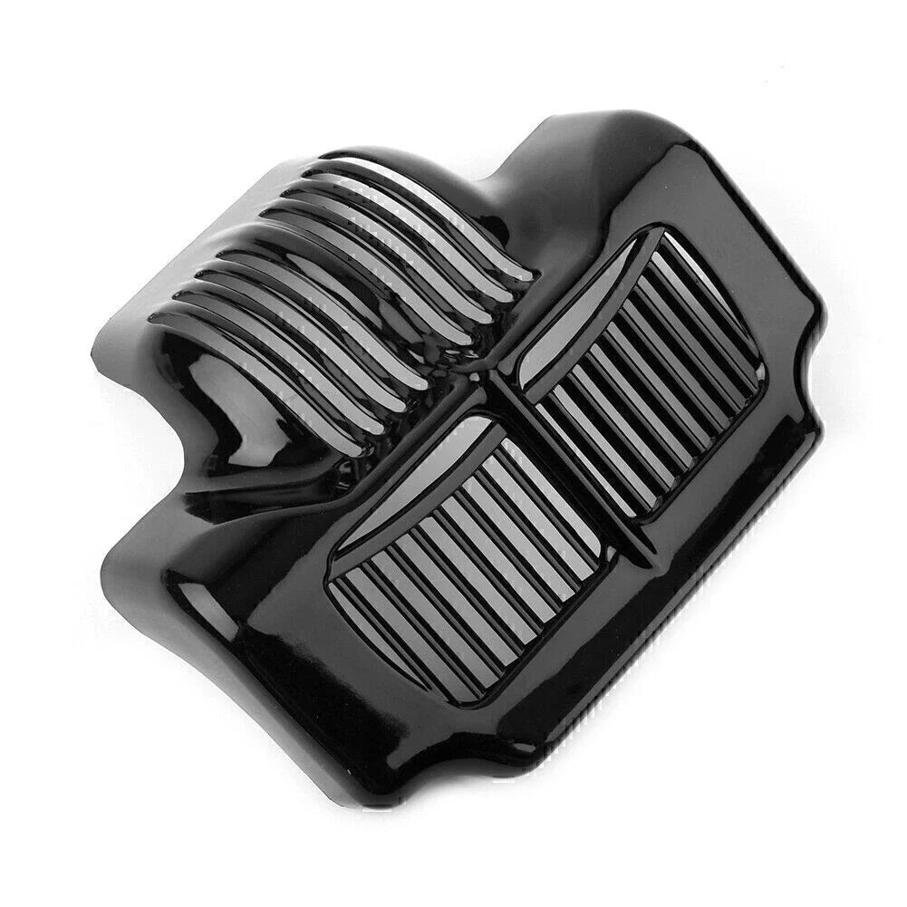 Black Stock Oil Cooler Cover for Harley Touring Electra Road Street Glide (11-15)