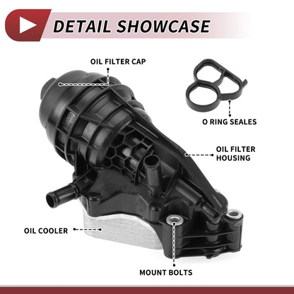 Engine Oil Cooler Filter Housing for Mercedes-Benz GLA250 (2014-2019)