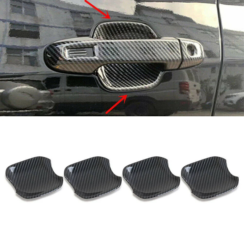 Carbon Fiber Door Handle Bowl Cover Trim for Subaru Forester (2019-2022)