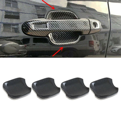Carbon Fiber Door Handle Bowl Cover Trim for Subaru Forester (2019-2022)