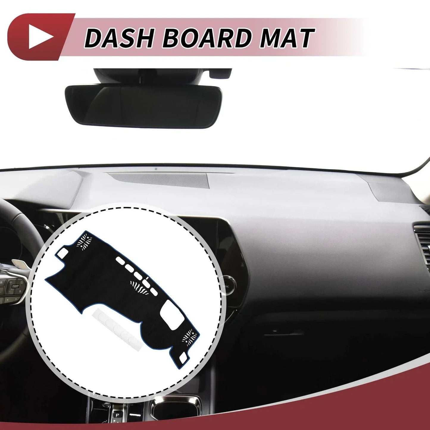 Dashboard Cover Mat for LEXUS NX250 2022-2023 Sun Protector Pad Black Blue