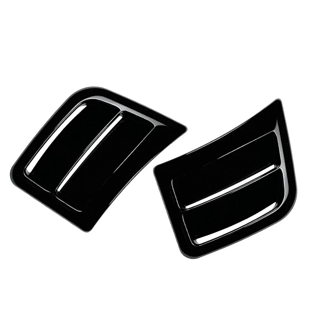 Black Front Bumper Side Air Vent Covers for Subaru Impreza WRX STI (2008-2014)