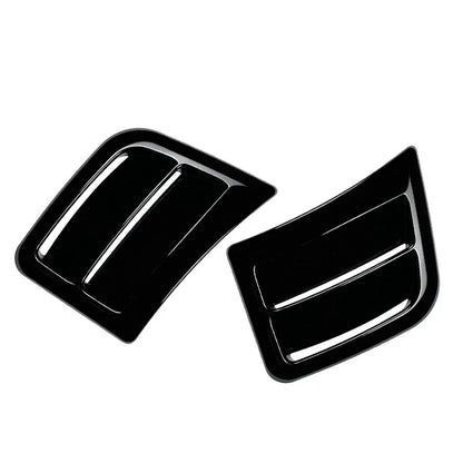 Black Front Bumper Side Air Vent Covers for Subaru Impreza WRX STI (2008-2014)
