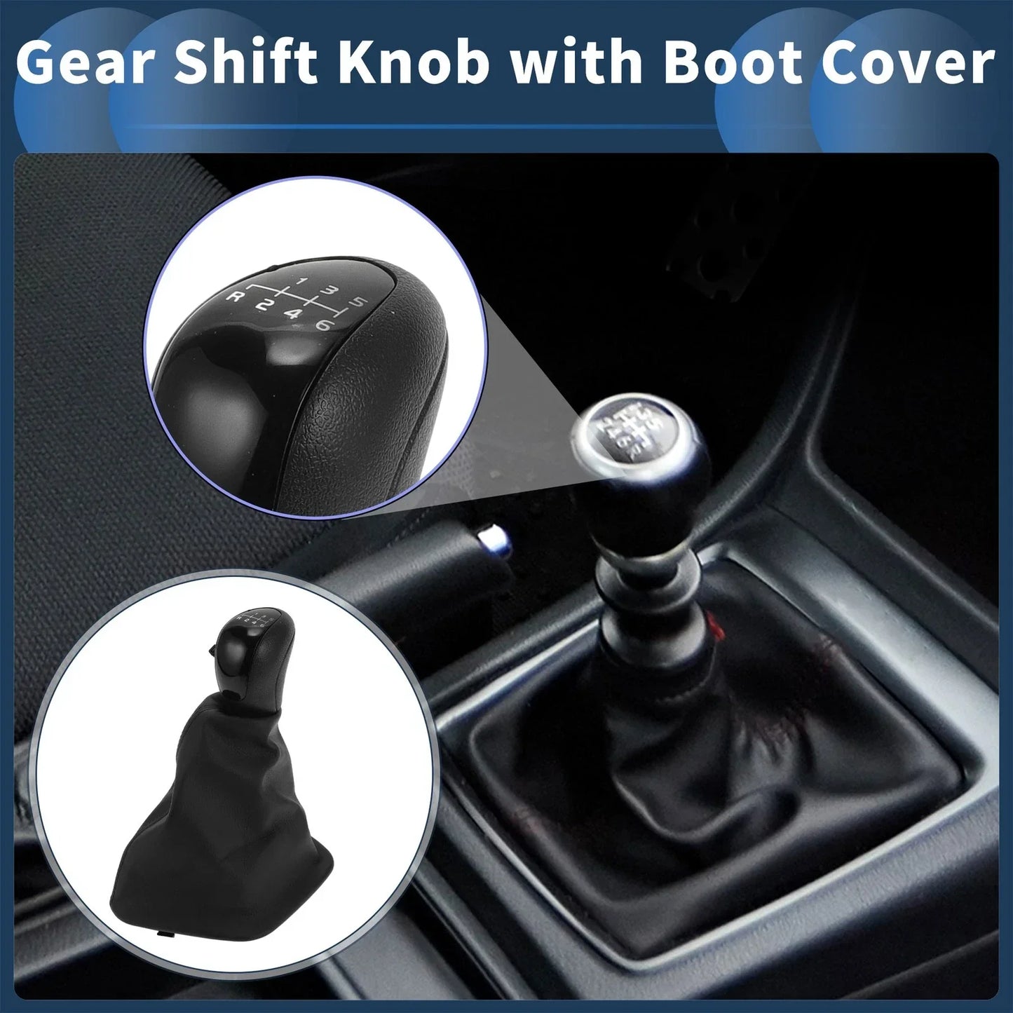 6 Speed Gear Shift Knob & Cover for Mercedes Benz Sprinter W906 (2006-2018)