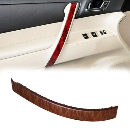 Wood Look Front Left Armrest Door Handle Cover Trim for Toyota Highlander (08-13)