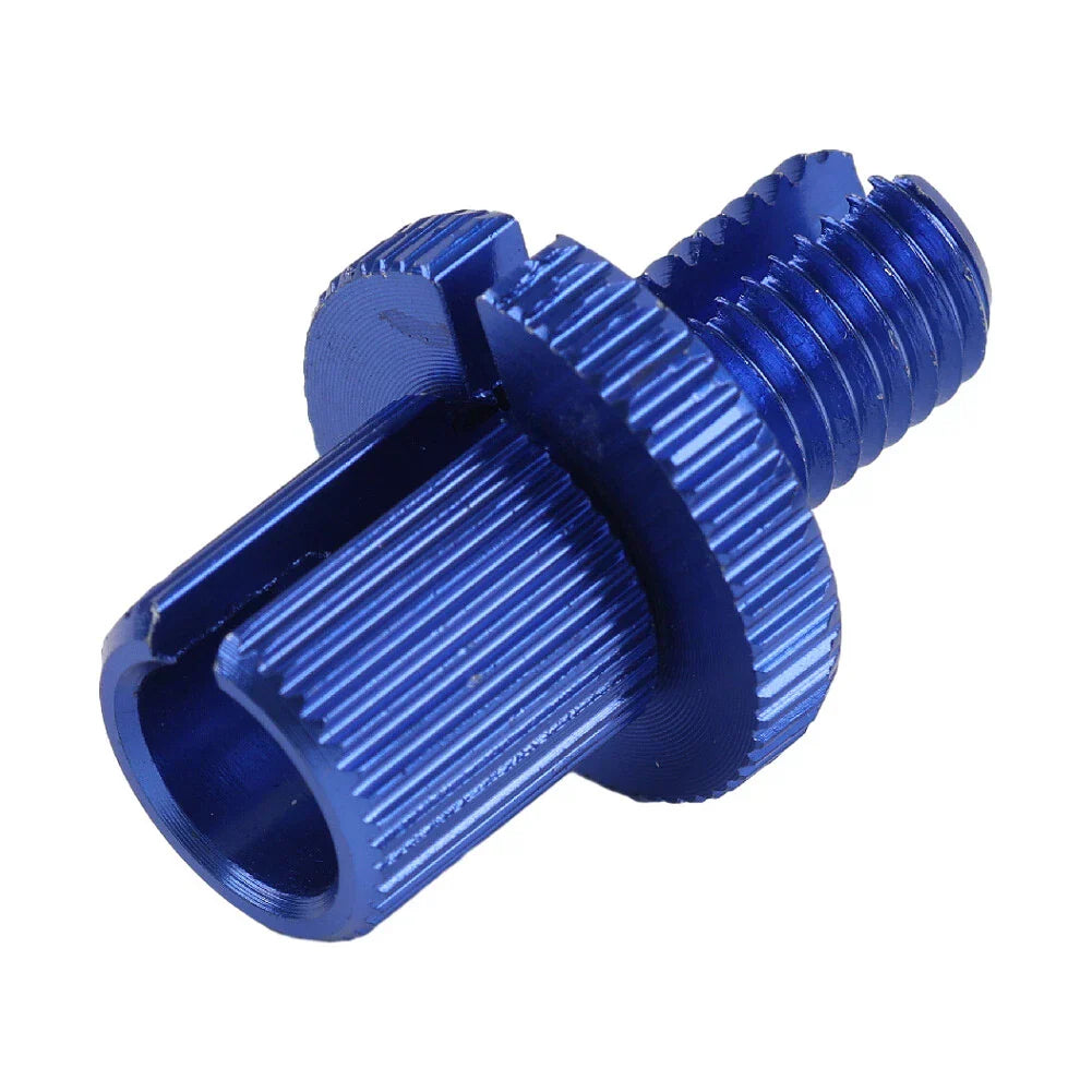 10mm Clutch Brake Throttle Cable Adjuster Screw for Motorcycle ATV Pit Bike Blue