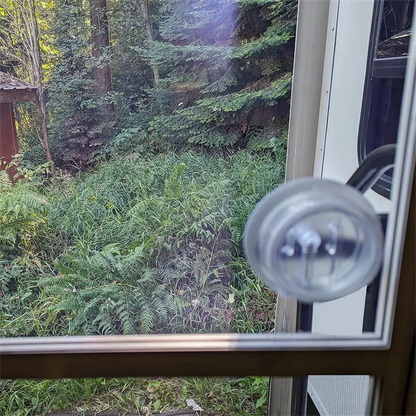 Clear Screen Door Slider Panel with Push Down Handle for Universal RV