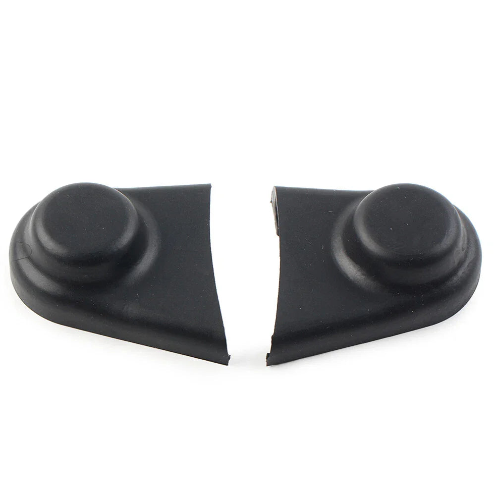 Black Rubber Waterproof Screw Nut Bolt Covers for Harley Touring Motorcycle