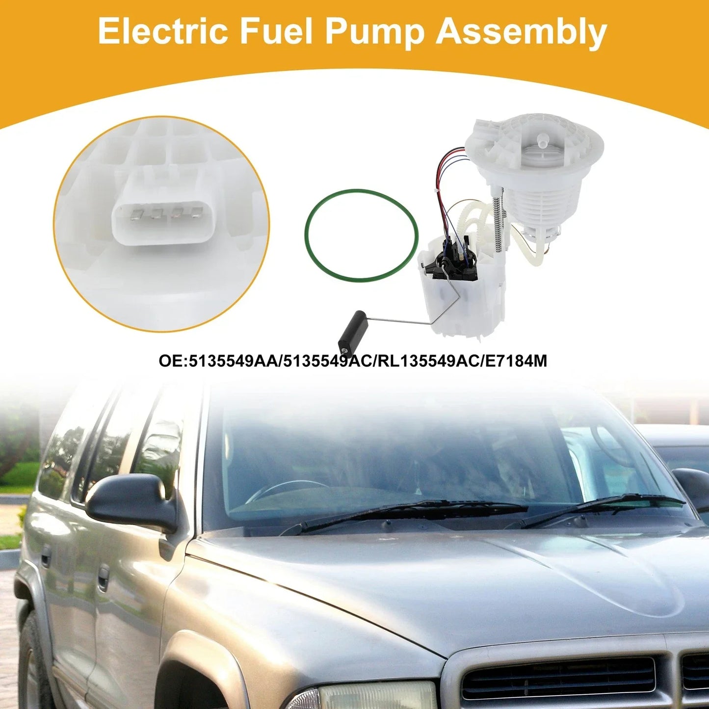 Fuel Pump Assembly for Dodge Durango 2004-2007 Gas SUV 2 x 5135549AA