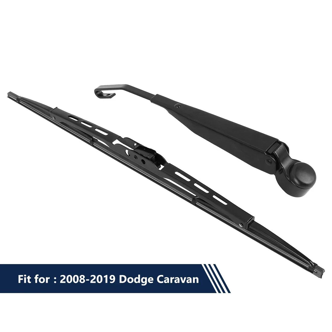 16 Inch Rear Windshield Wiper Blade Arm Set for Dodge Grand Caravan (2008-2010)