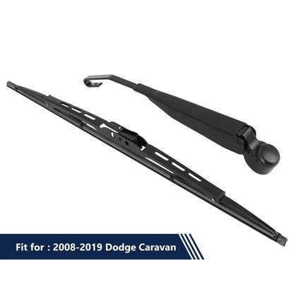 16 Inch Rear Windshield Wiper Blade Arm Set for Dodge Grand Caravan (2008-2010)