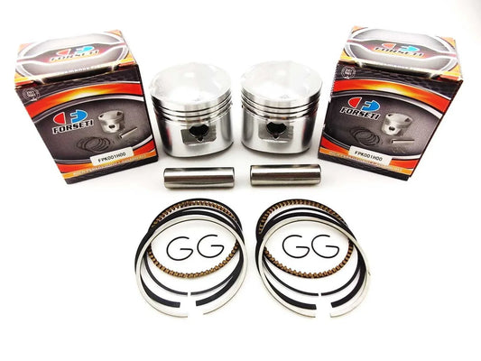 1. 1.00mm O/S Forseti Piston Set for Honda CB250T (1978-1979)  
2. 63mm Rings & Pin Clips for Honda CB250T (1978-1979)