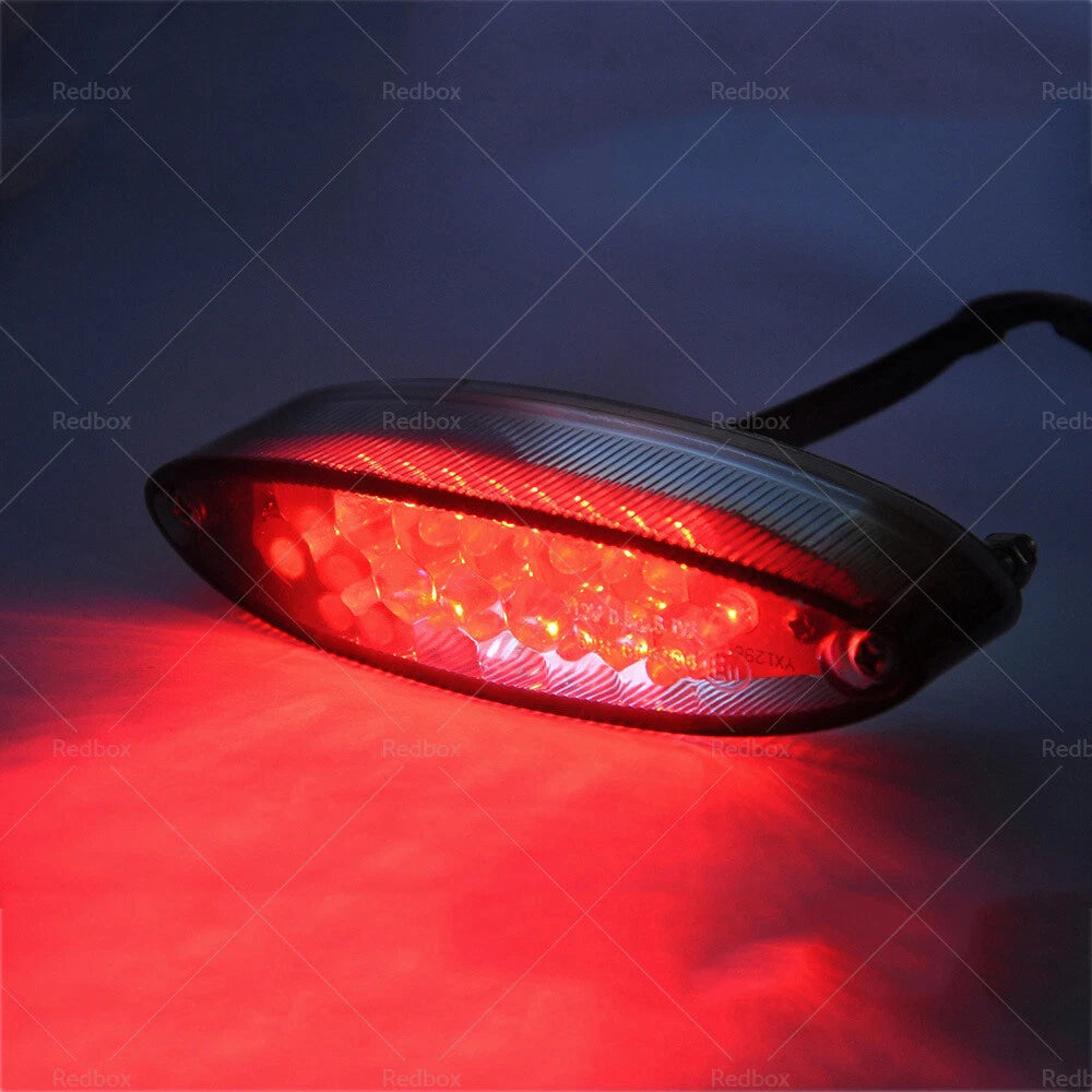 28 LED Brake Stop Tail Light for Universal Motorcycle License Plate Lamp