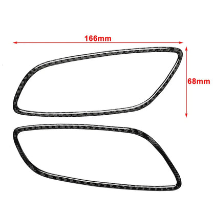 Red Interior Door Grab Handle Bowl Trim Cover for Audi TT TTS TTRS (2008-2014)