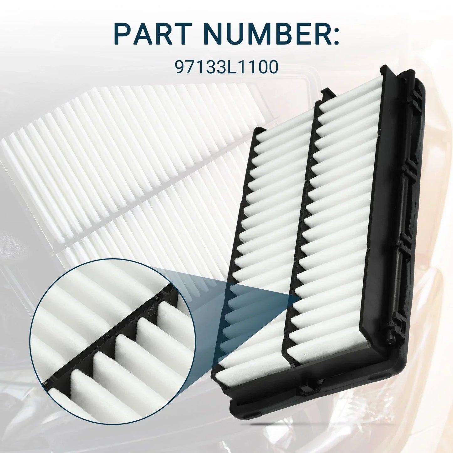 Cabin Air Filter Set for Hyundai Tucson (2021-2023)