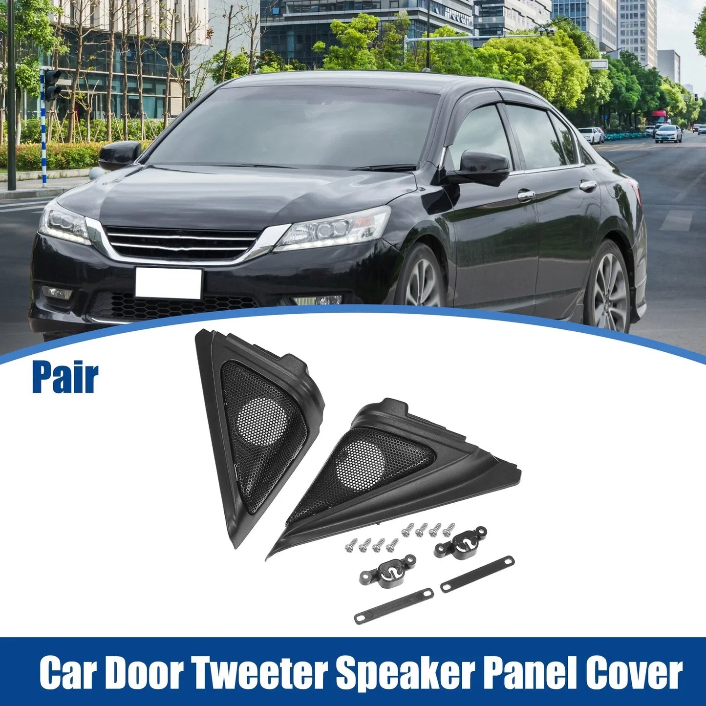 Auto Door Tweeter Speaker Panel Cover Trim for Honda Accord (2018-2021)