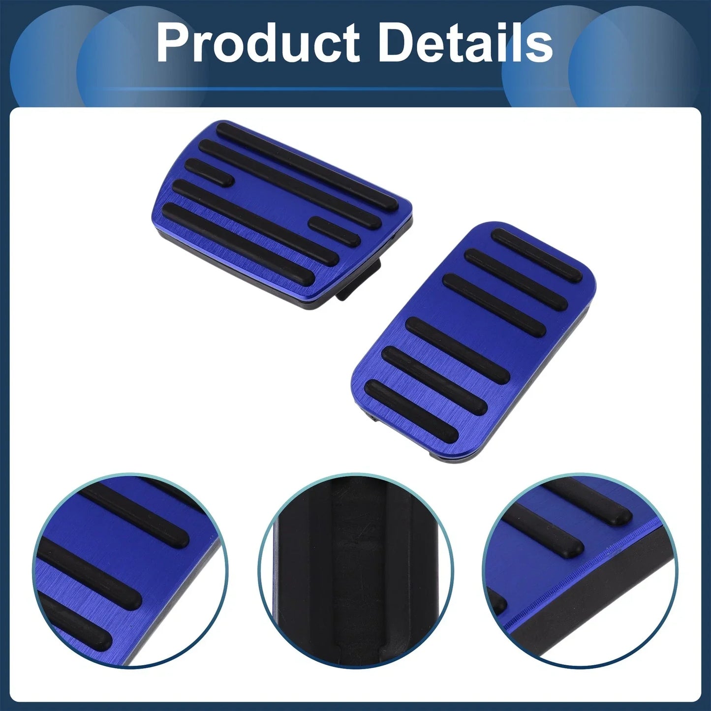 2 x Manual Foot Accelerator Pedal Covers for Honda Step Wagon (2015-2023)