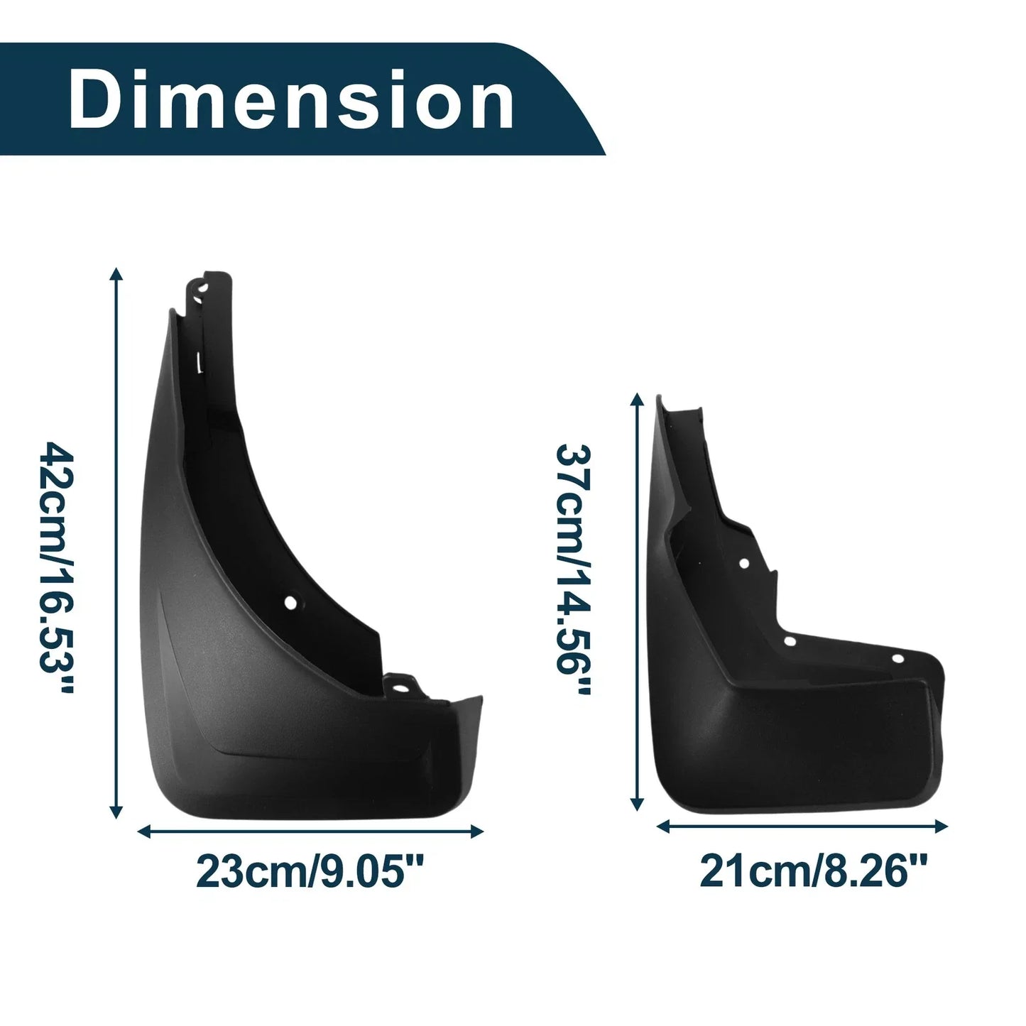 Mud Flaps Splash Guards for Mercedes Benz GLE (2016-2023)