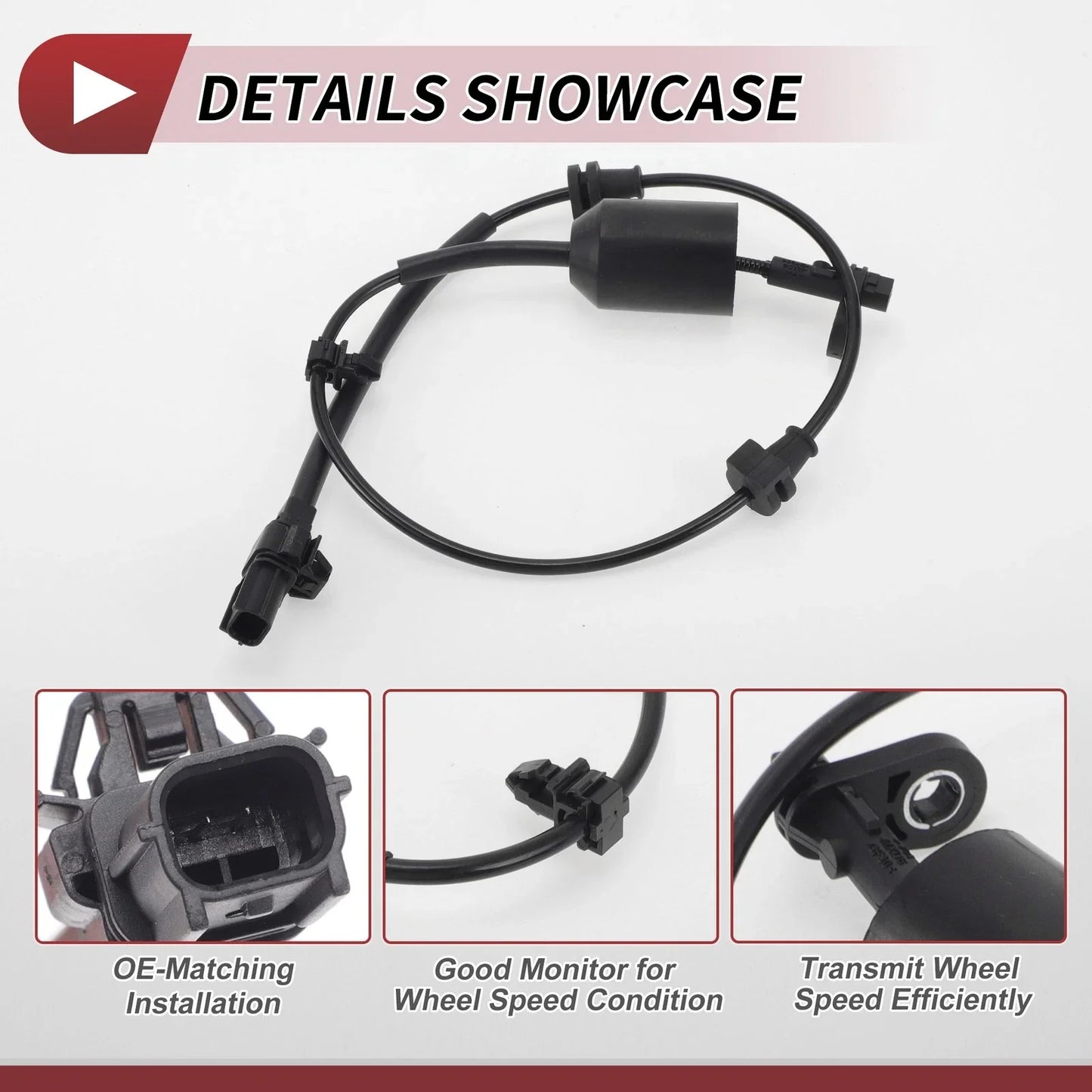ABS Wheel Speed Sensor for Honda GIENIA GJ6 (2016-2023) Rear Left