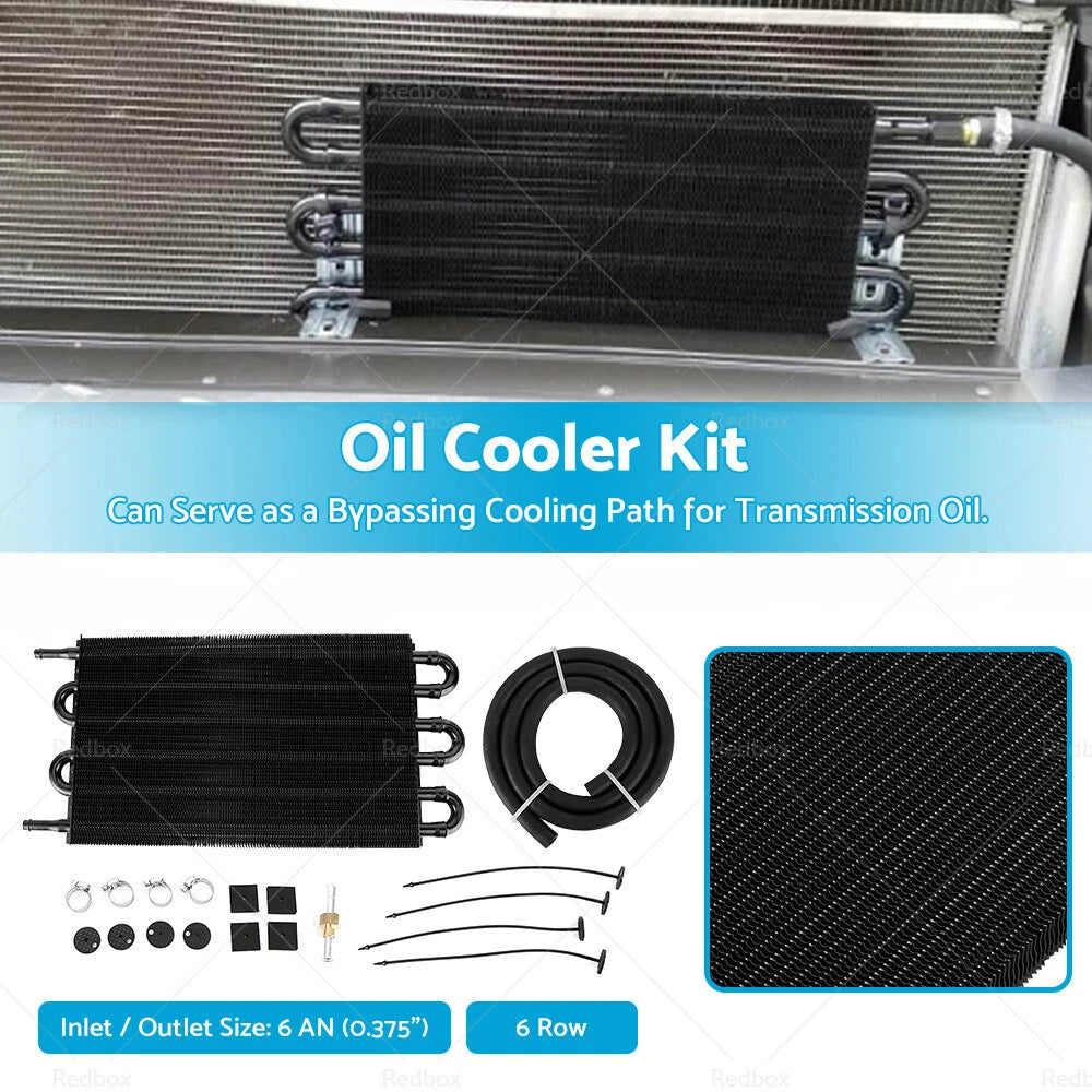 Transmission Oil Cooler for Auto Manual Radiator Converter - Universal