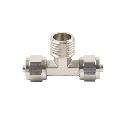 3 x Lock Cylinder Air Pipe Tee Joint 6mm for Tire Changer