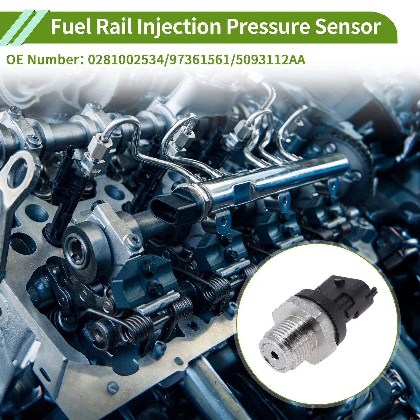 Fuel Injection Pressure Sensor for Chevrolet Silverado 2500/3500 (2001-2007)