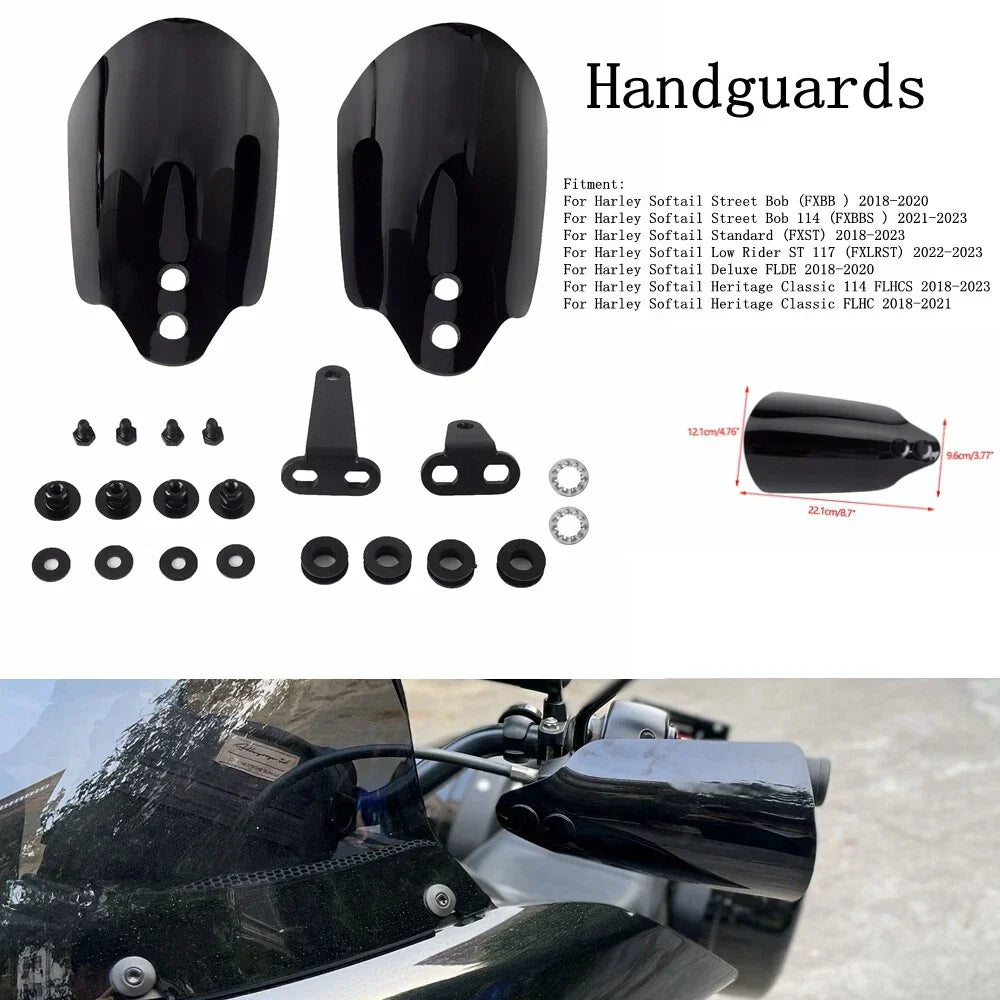 Handguards Protector for Harley Softail Heritage Classic 114 FLHCS (2018-23)
