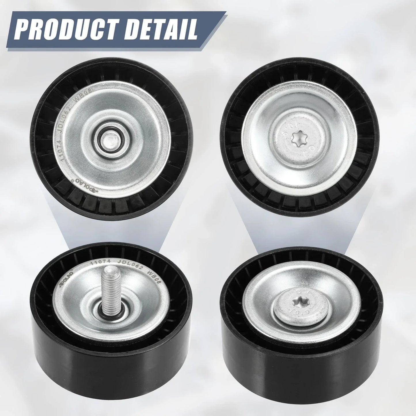 Drive Belt Idler Pulley for Mercedes-Benz C 300 (2015-2018)