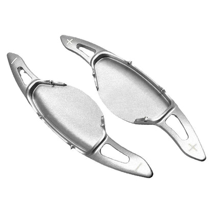 Silver Steering Wheel Shift Paddle Extensions for Nissan Altima, Infiniti QX50, QX60