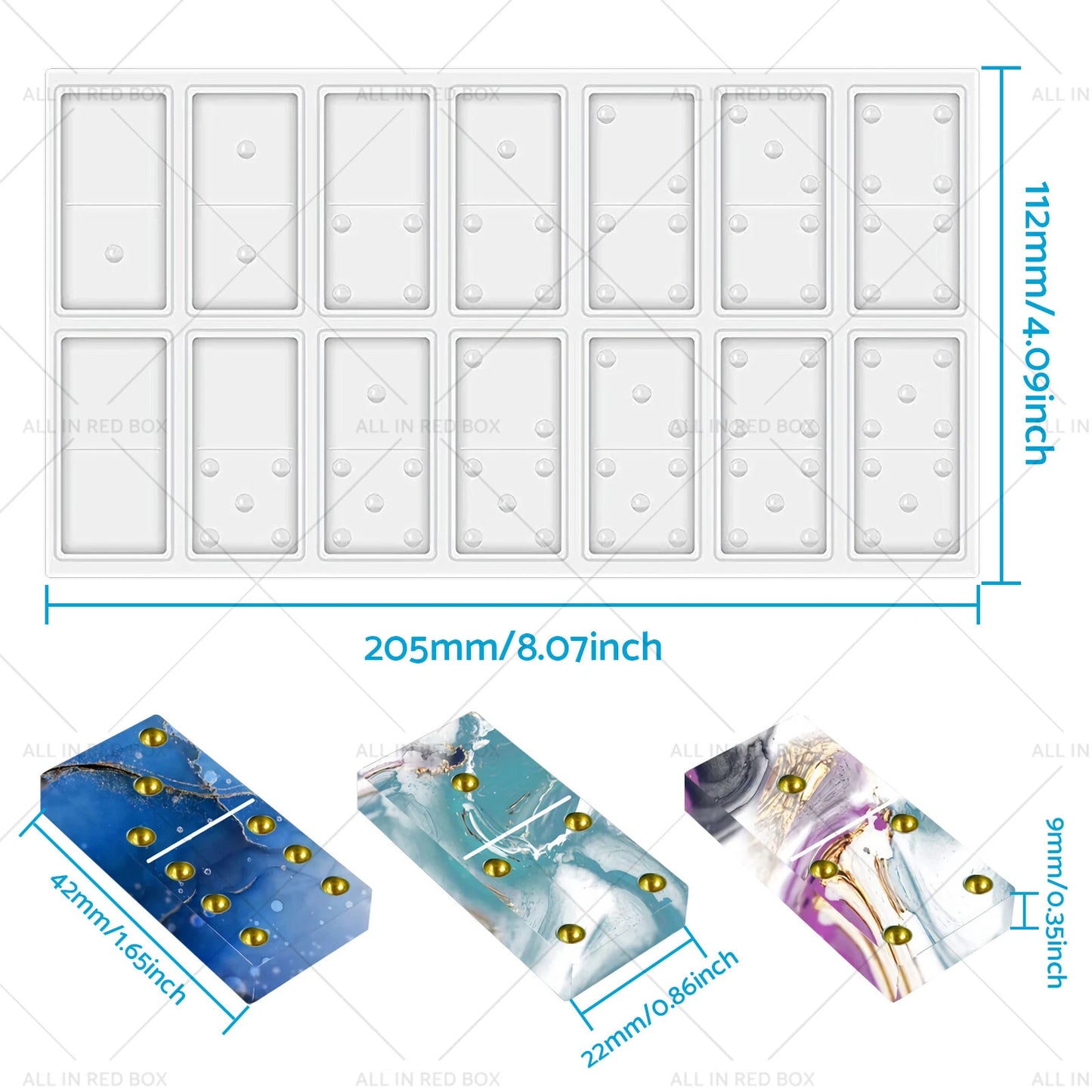 Resin Casting Mould for DIY Crafts, Coasters, Jewelry, Agate