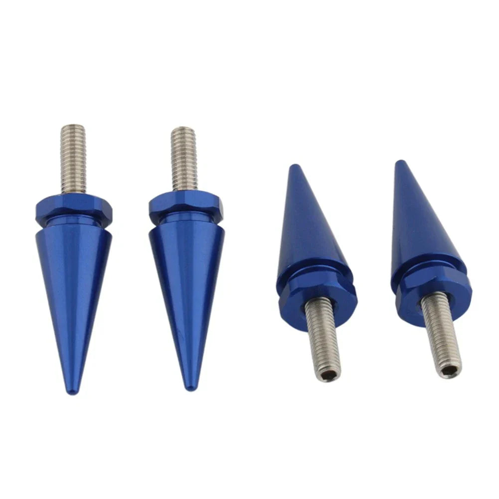 4 x Windscreen Screw Bolts Spike for Harley Touring Road Glide (1998-2025) Blue