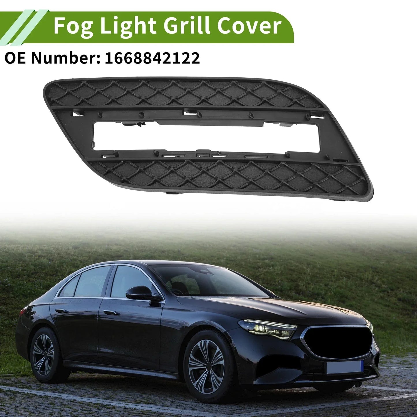 Front Left Fog Light Grill for Mercedes Benz ML550 (2012-2015)