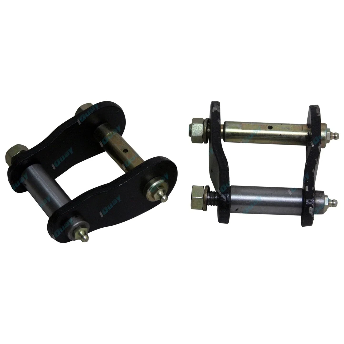 2 Front Greasable Suspension Shackles for Nissan Patrol MK & Retrofit MQ Models