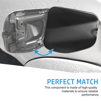 Fuel Filler Lid Tank Door Cover Black for Toyota Tacoma (2005-2015)
