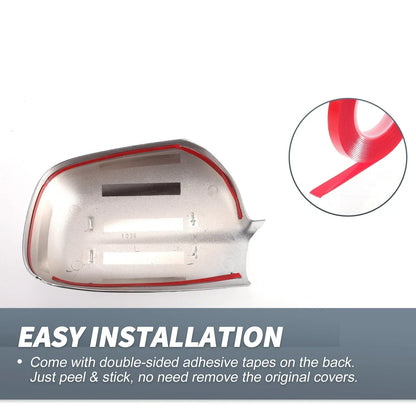Rearview Mirror Cover Overlay Chrome Plated for Honda CR-V (2002-2006)