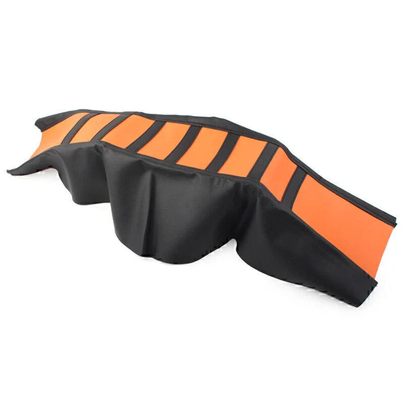 Motorcycle Pro Ribbed Rubber Gripper Soft Seat Cover for Honda, Yamaha, Suzuki
