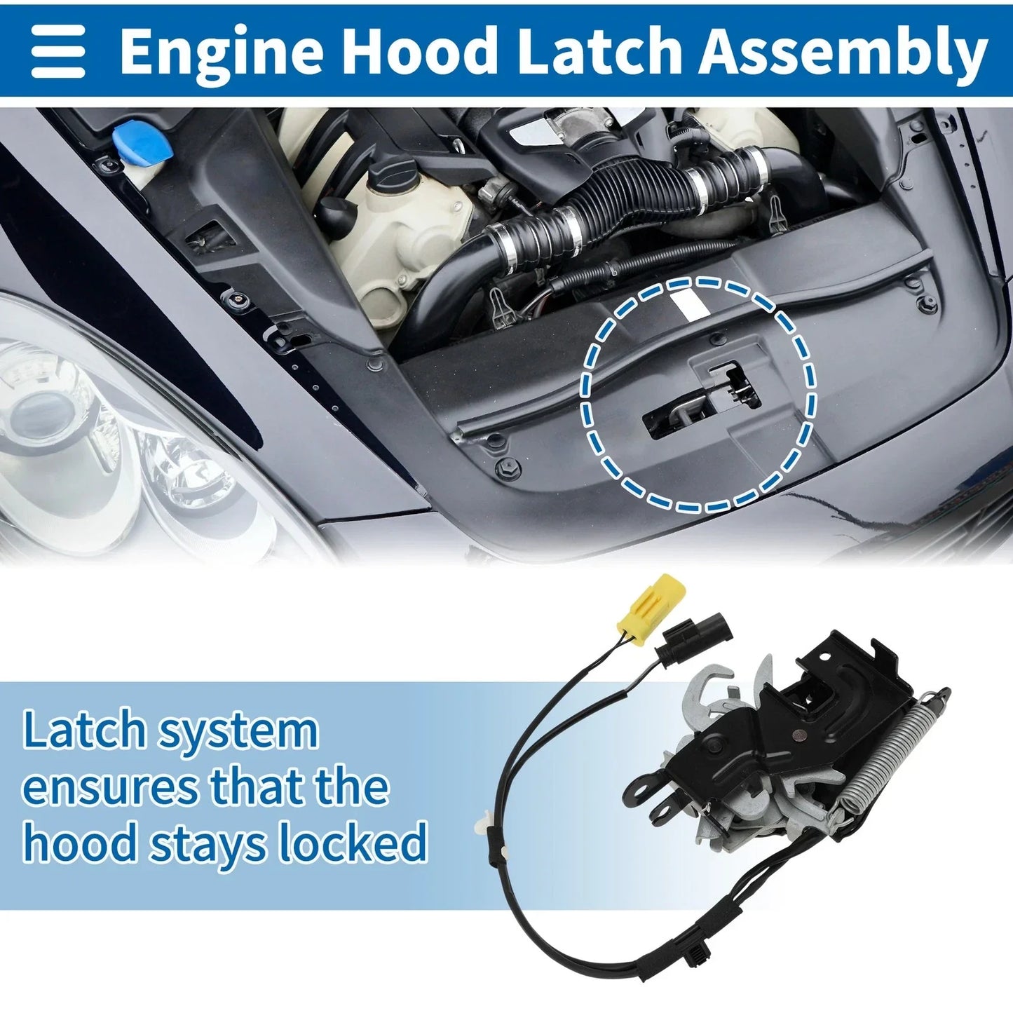 Hood Latch Assembly for BMW 5 Touring G31 (2017-2023)