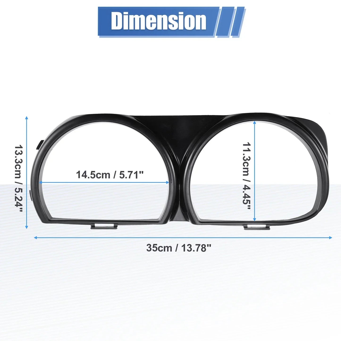 Front Headlight Lamp Bezel Trim for Dodge Challenger (2015-2023)