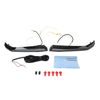 Front Grille Daytime Running Light for Subaru Crosstrek (2023-2025) White/Yellow