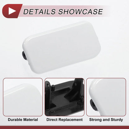 Front Right Washer Nozzle Cover for Mercedes-Benz ML500 (2002-2005) White 1 x