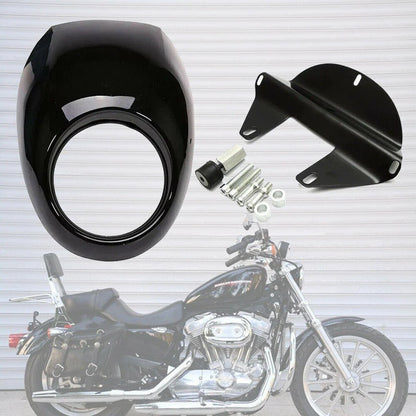 Front Headlight Fairing Mask Cover for Harley XL883/1200 (2004-2023)