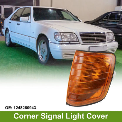 Left Corner Signal Light Cover for Mercedes-Benz (1984-1996)