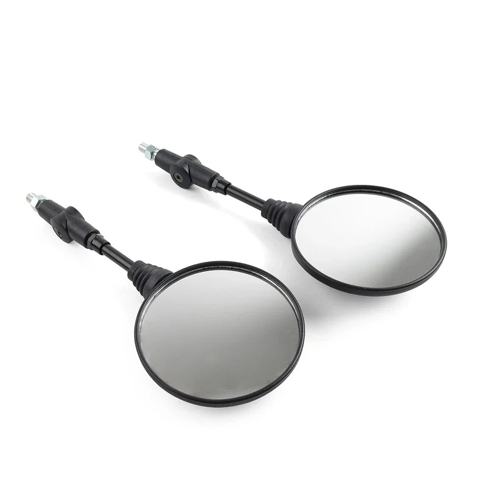 Universal 10mm Folding Side Rearview Mirrors for Dirtbike Motorcycle