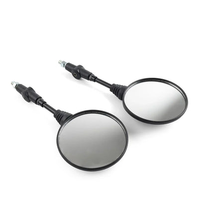 Universal 10mm Folding Side Rearview Mirrors for Dirtbike Motorcycle
