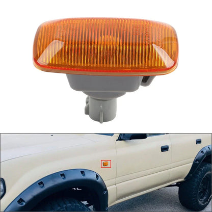 Amber Lens Side Fender Marker Light for Toyota Land Cruiser 70-100 Series