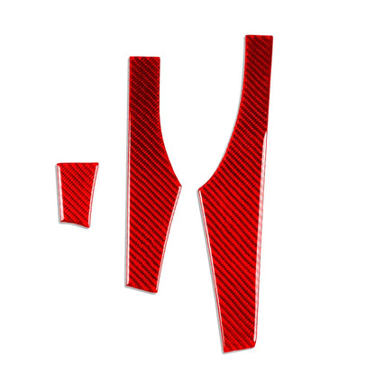 Carbon Fiber Red Interior Door Panel Trim for Hyundai Veloster (2019-2023)
